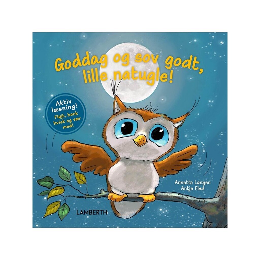 Goddag og sov godt lille natugle! - Børnebog - Board books