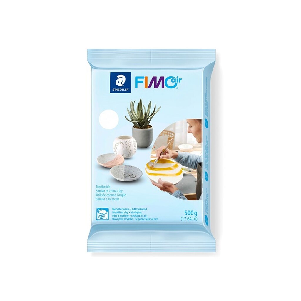Staedtler FIMO Air modeller 500G Hvid
