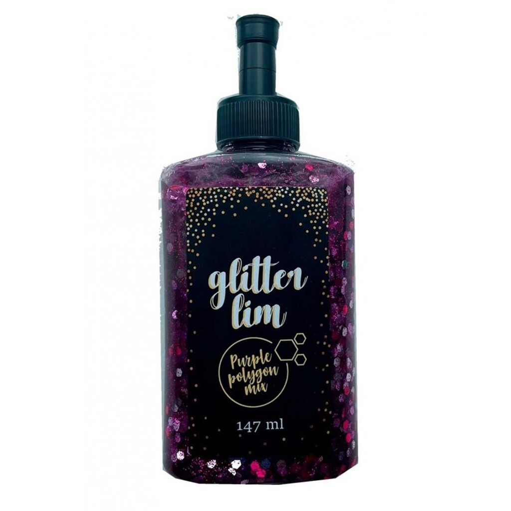 Hobby Mate Glitterlim Purple Stjerne Mix