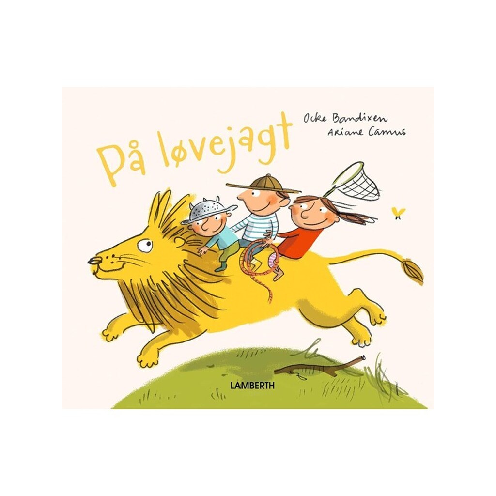 På løvejagt - Børnebog - Hardcover