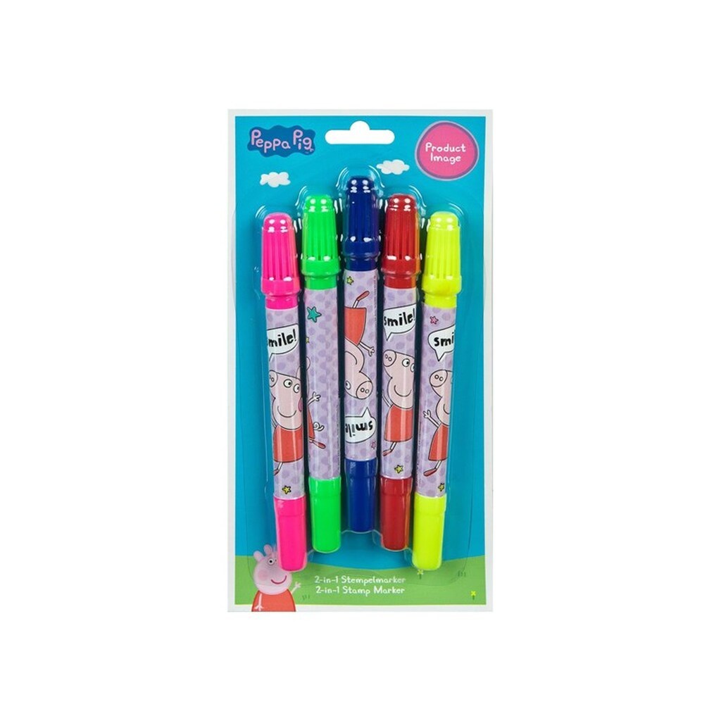 Undercover - Stamp pen 2in1 Peppa Pig 4 pcs.