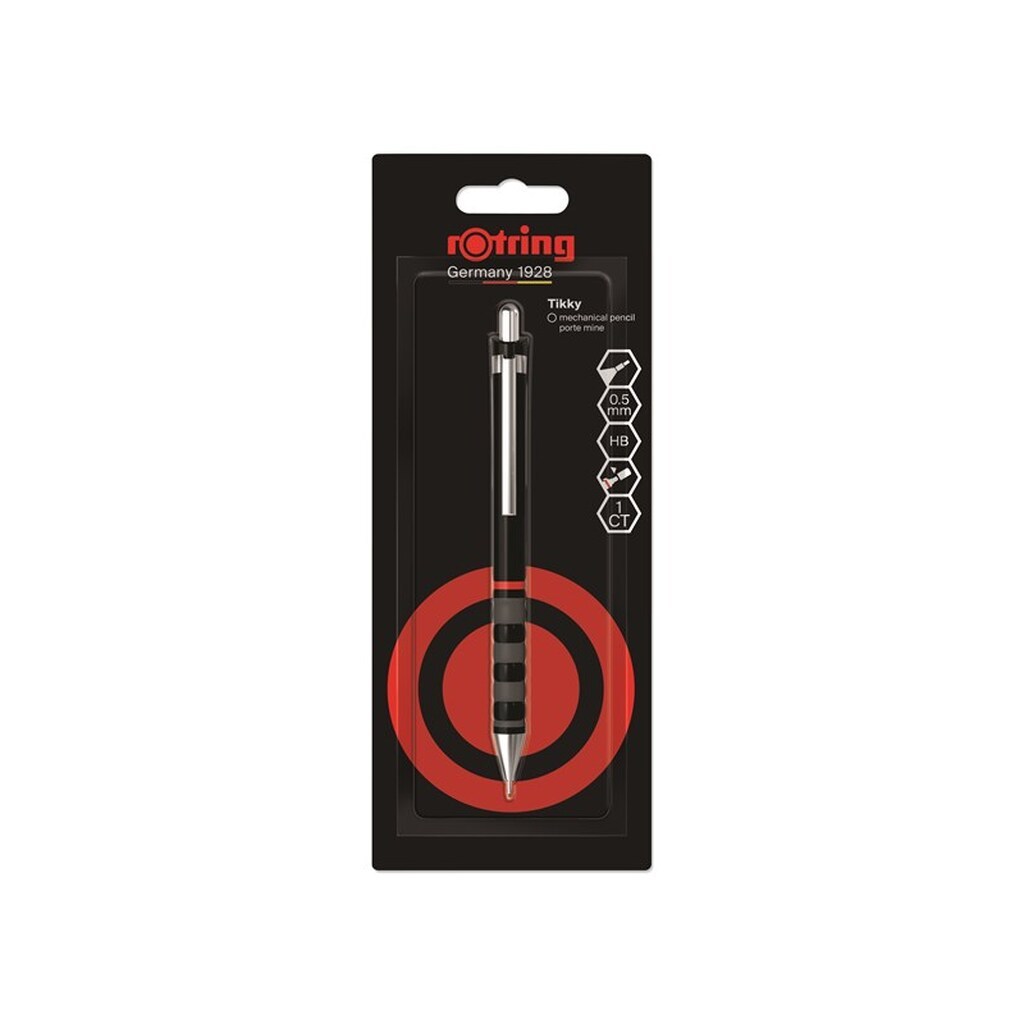 Rotring rOtring Tikky Mekanisk Blyant | HB Bly, 0,5 mm | Sort Skaft