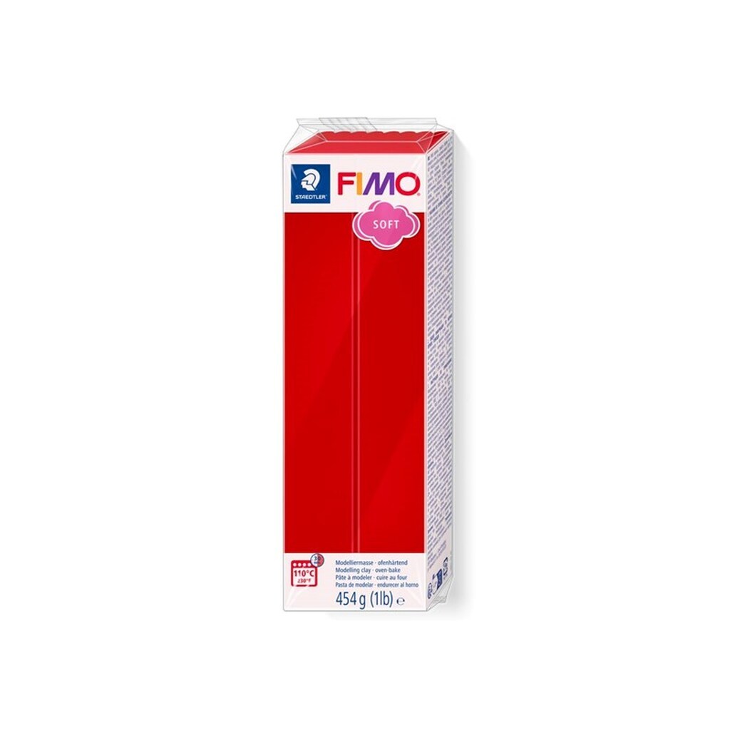Staedtler FIMO soft modeller 454g Julerød