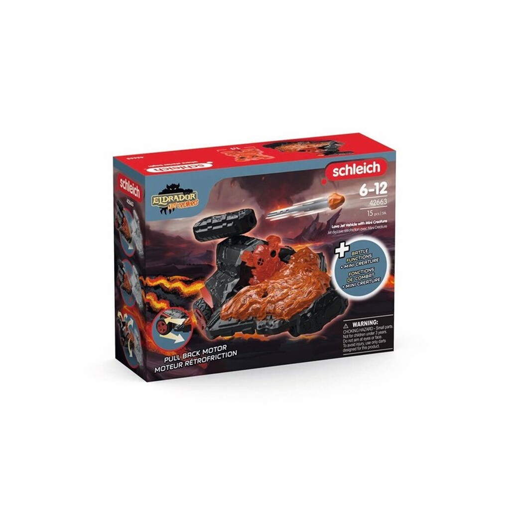Schleich Lava Jet Vehicle with Mini Creature