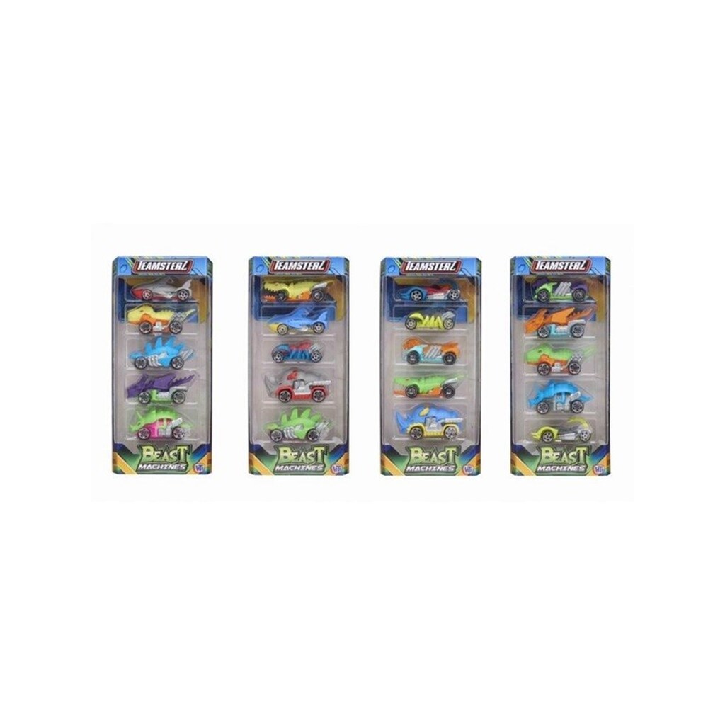 Teamsterz   Beast Machines die-cast 5-pack toy cars ass.