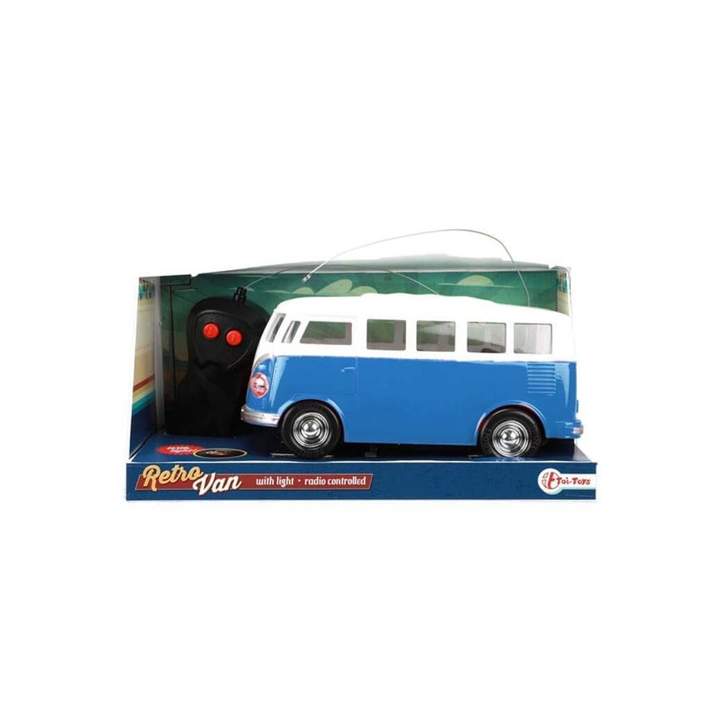 Toi-Toys RC Controlled Car Retro Van with Light