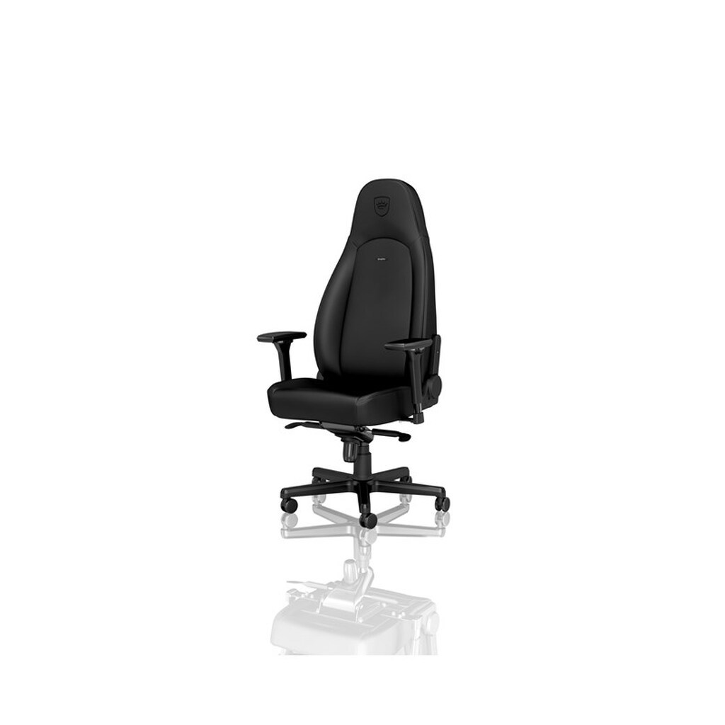 noblechairs ICON Black - Black Edition Gamer Stol - Sort - PU Læder - Op til 150 kg