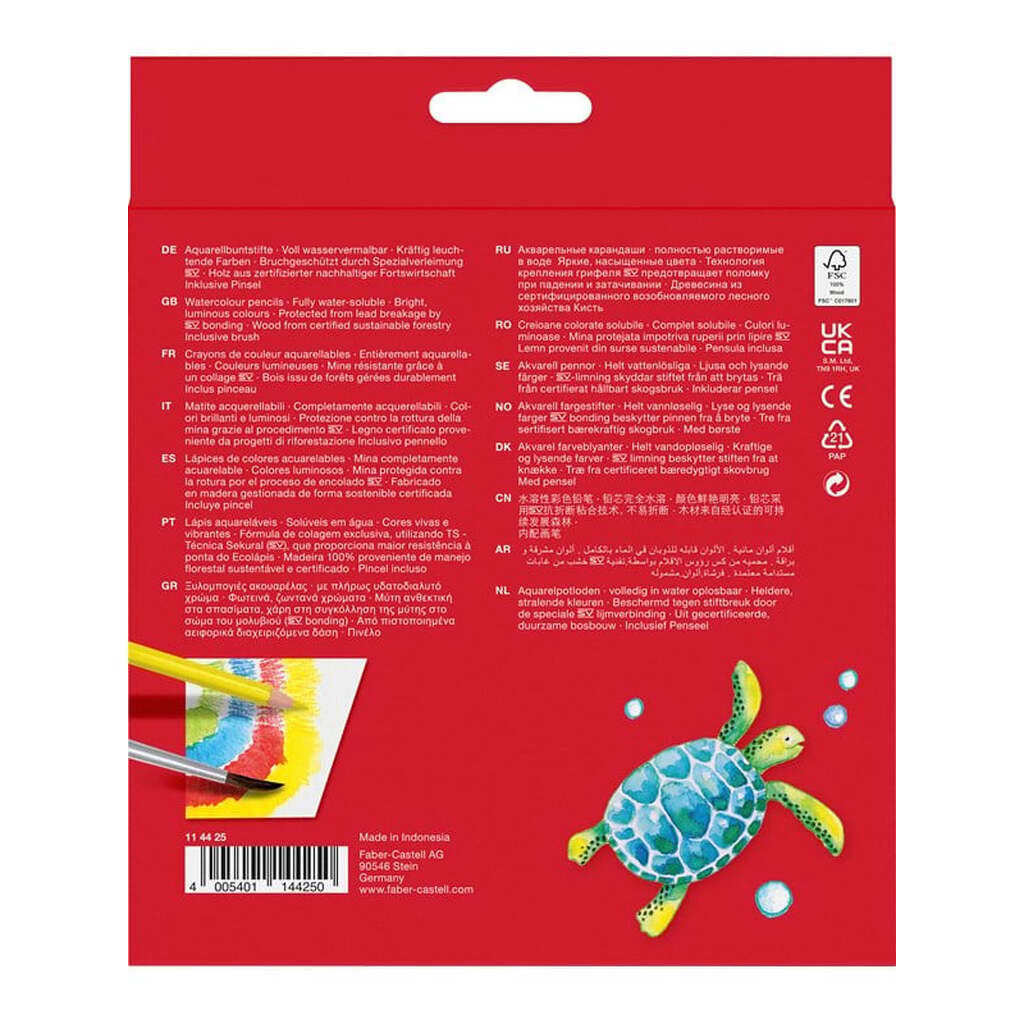 Faber-Castell Goldfaber akvarel Studiebox