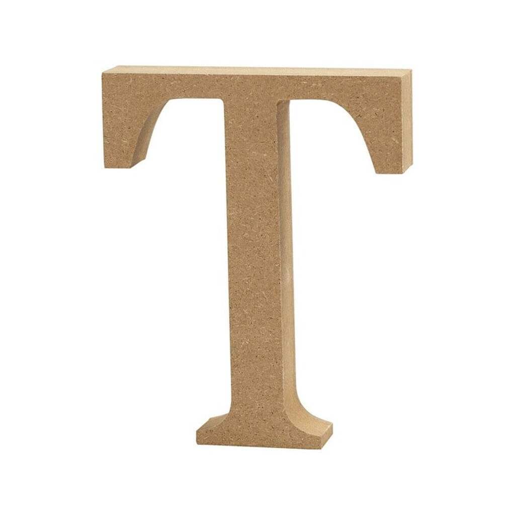 Creativ Company Letter T MDF 13cm 1pc.