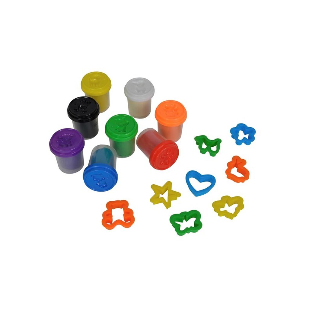 Simba Art &amp; Fun Modellervoks 8-Pack med Former