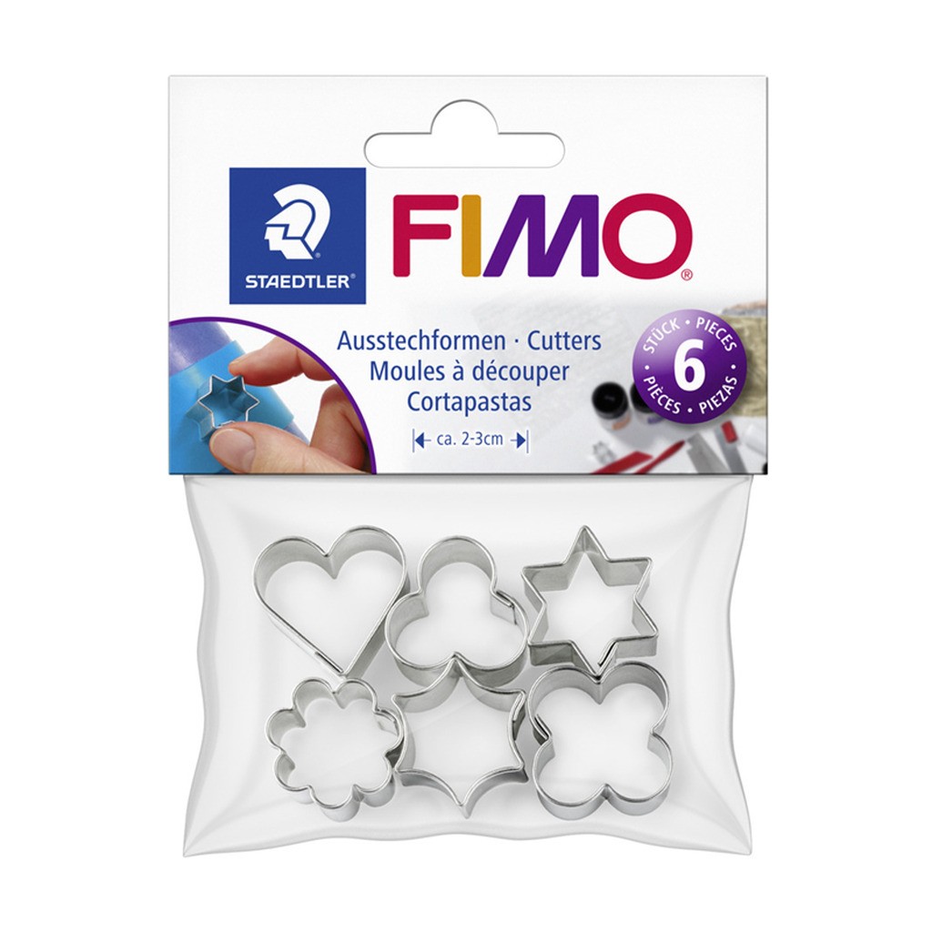 Staedtler FIMO Metal Forme Ø 2cm  6 ass./bk