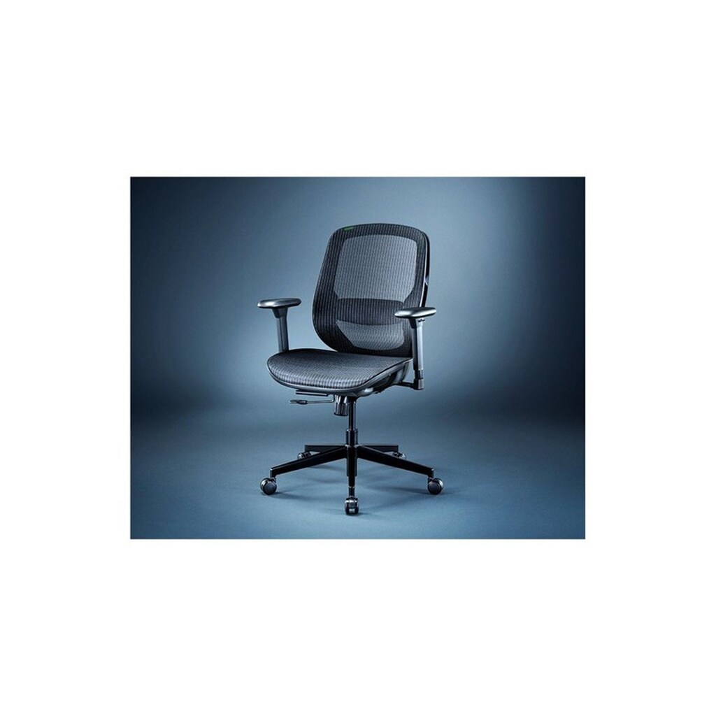 Razer Fujin - chair - metal mesh fabric - black Kontor Stol - Netstof - Op til 130 kg