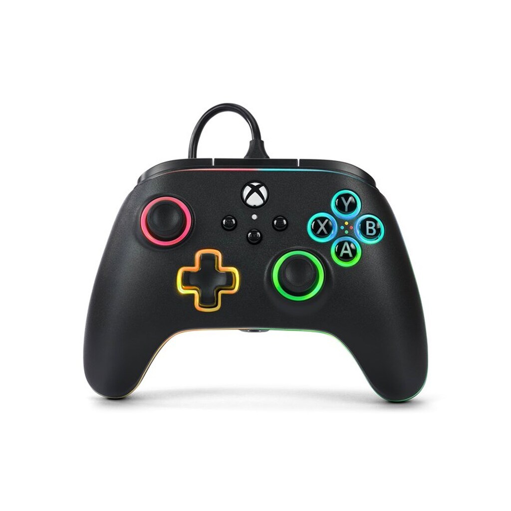 PowerA Advantage kablet controller til Xbox Series X|S med Lumectra - Sort - Wired Controller - Microsoft Xbox One