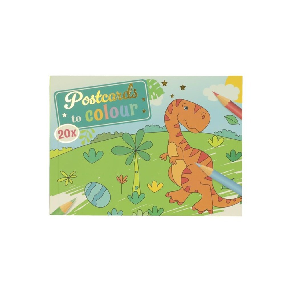 Wins Holland - Postcards Coloring Dinosaur