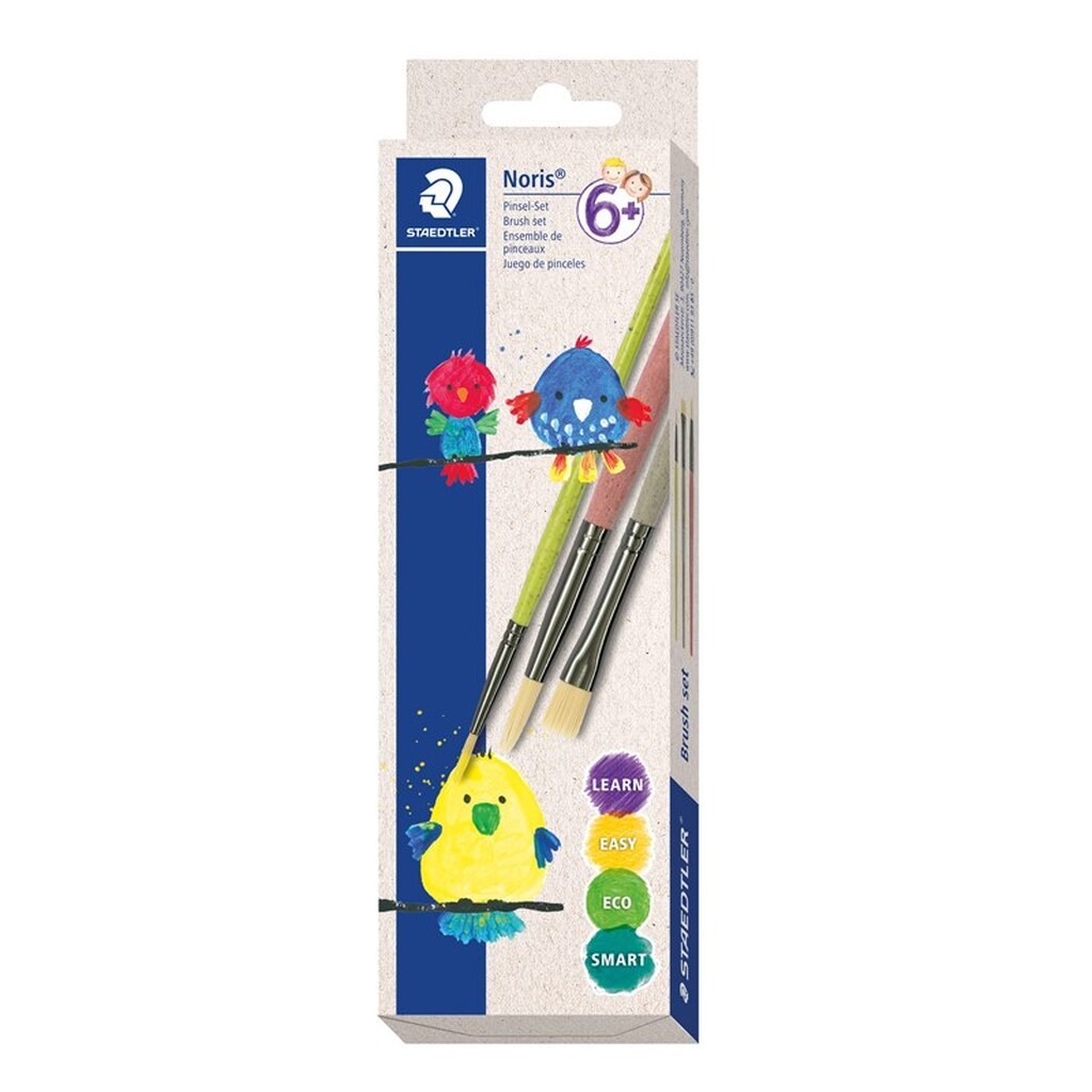 Staedtler NORIS PENSEL SÆT 3 STK ASS/BK