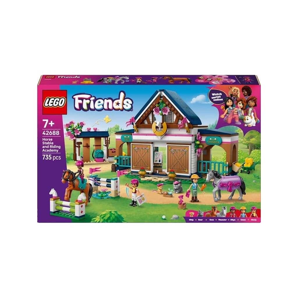 LEGO Friends 42688 Hestestald og rideskole