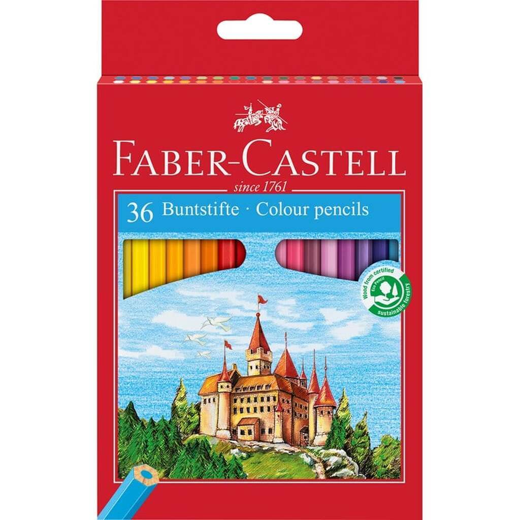 Faber-Castell Farveblyant slot m36/ass