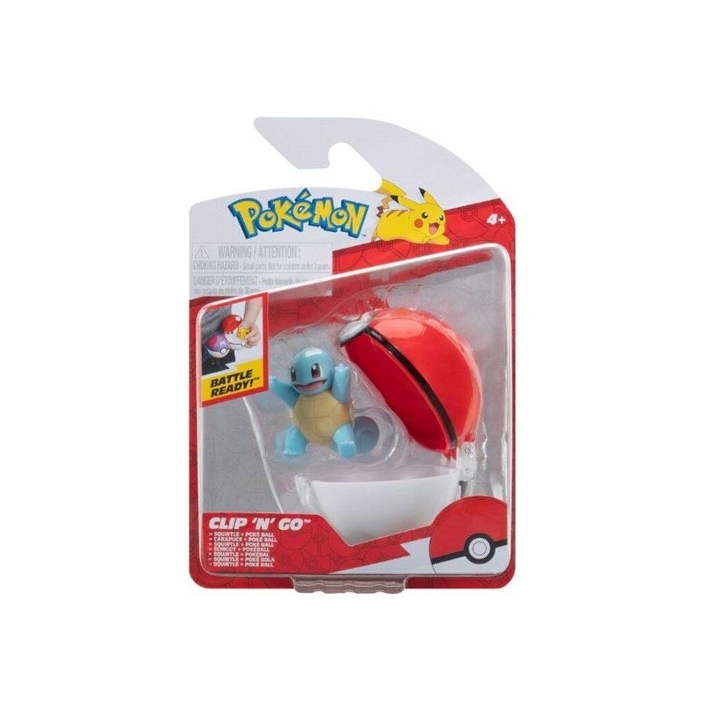 Pokemon Clip 'N' Go Squirtle with Pokéball