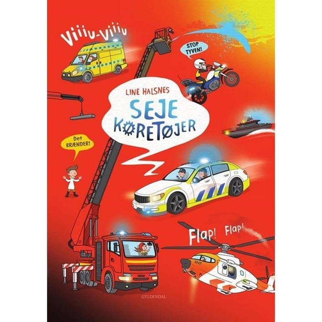 Seje køretøjer - Børnebog - Hardcover