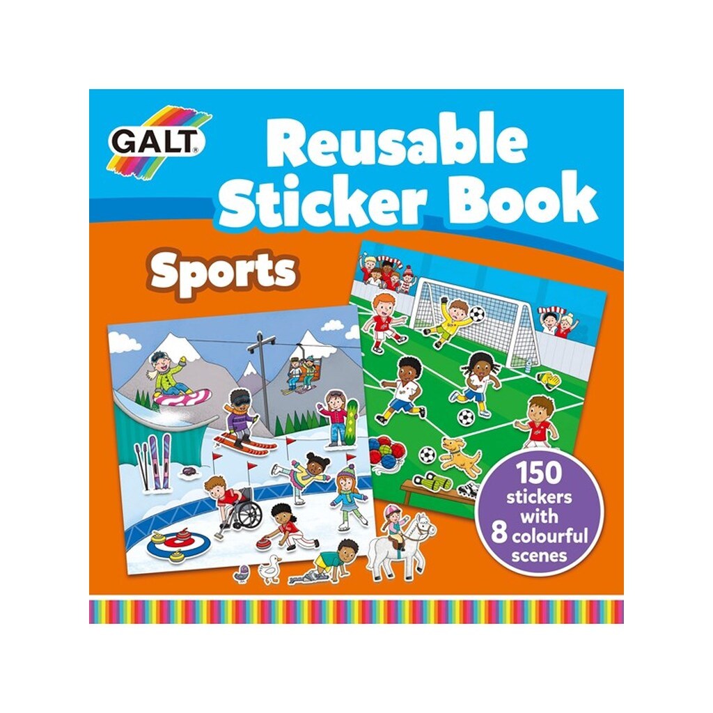 Galt Reusable Sticker Book - Sports