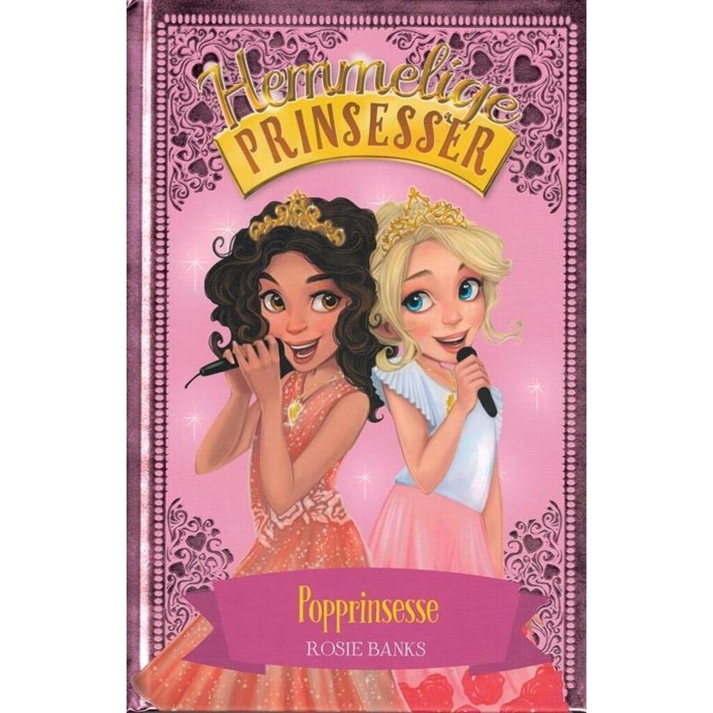 Hemmelige Prinsesser 4: Popprinsesse - Børnebog - hardcover