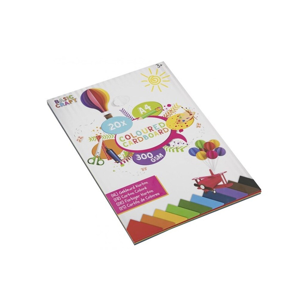 Creative Craft Group Karton A4, 300g. 20 ark. ass.