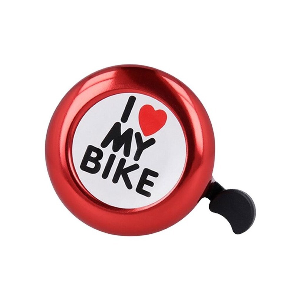 Forever "I Love My Bike" Bicycle Bell Red