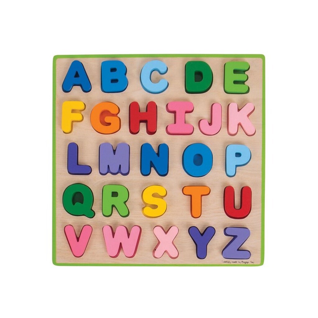 Bigjigs Wooden Alphabet Puzzle 26pcs.