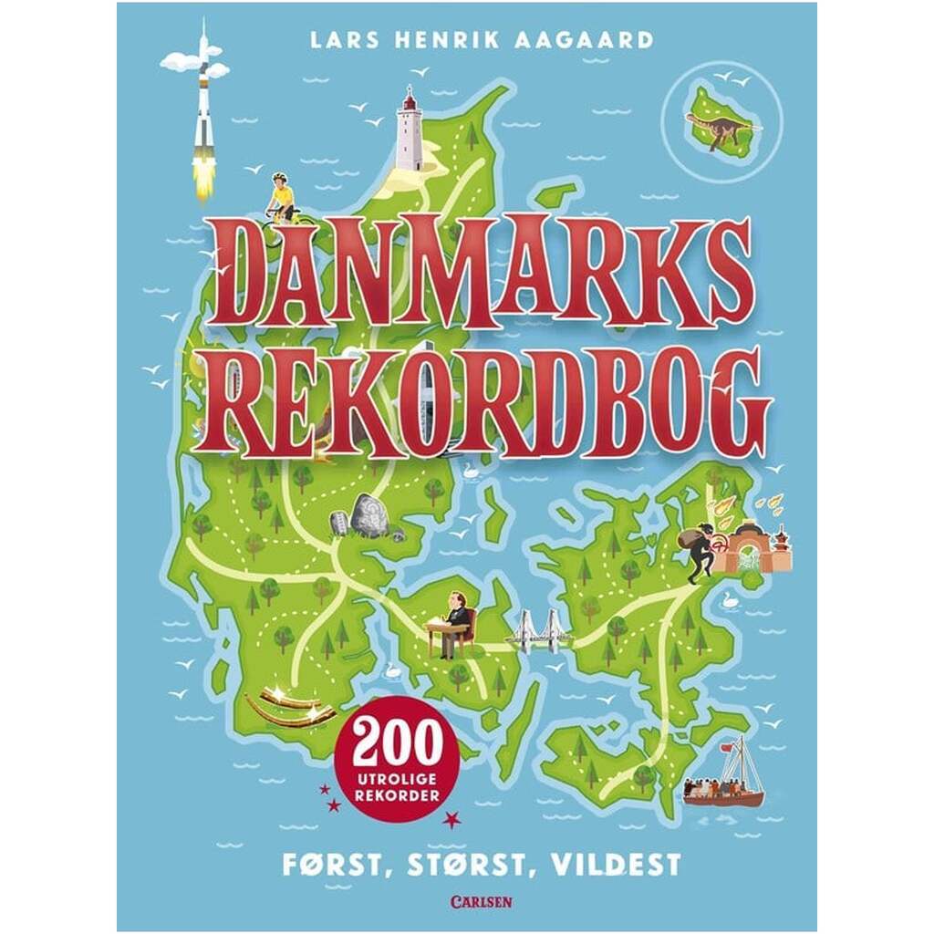 Danmarks rekordbog - Børnebog - Hardcover