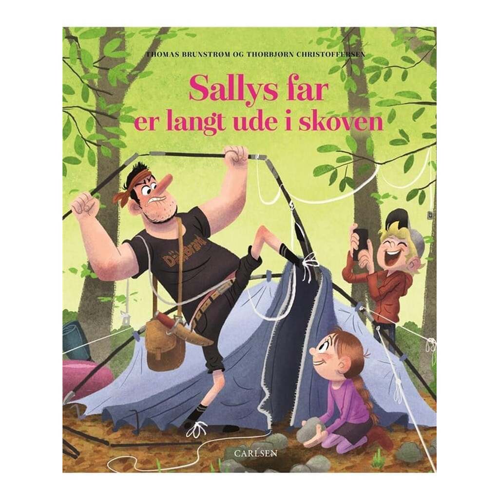 Sallys far er langt ude i skoven - Børnebog - Hardcover
