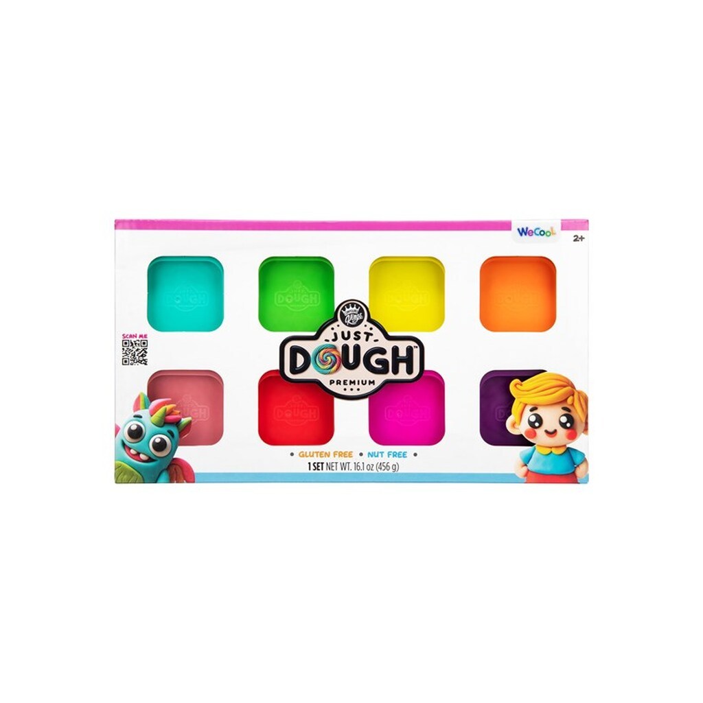 Just Dough Klare farver 8 pk 568 gr.