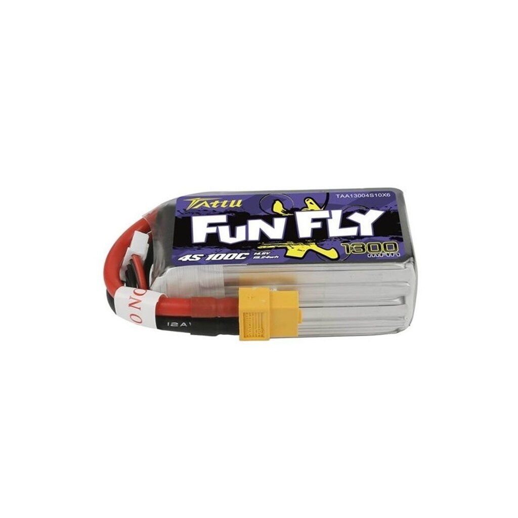 Gens ace &amp;Tattu Funfly 1300mAh 14.8V 100C 4S1P battery