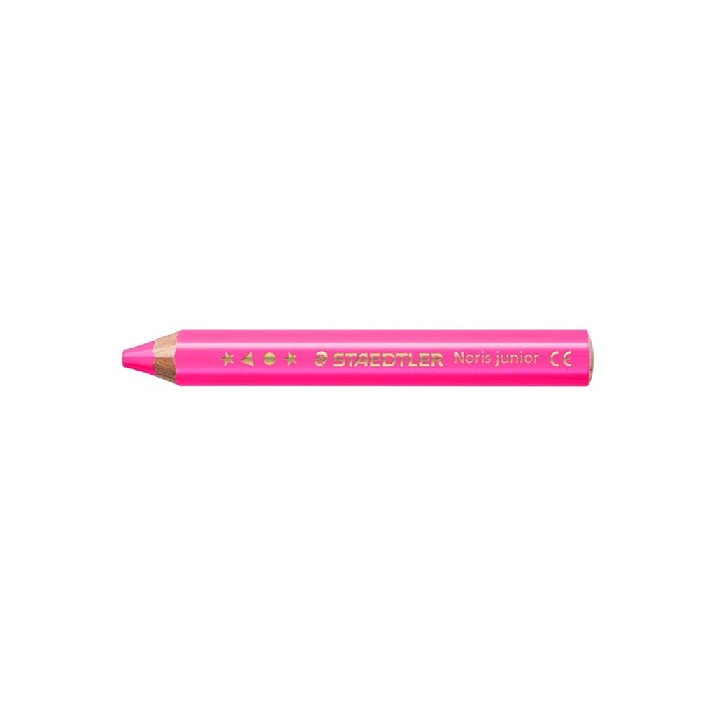 Staedtler NORIS JUNIOR NEON PINK, ÆSKE 6 STK