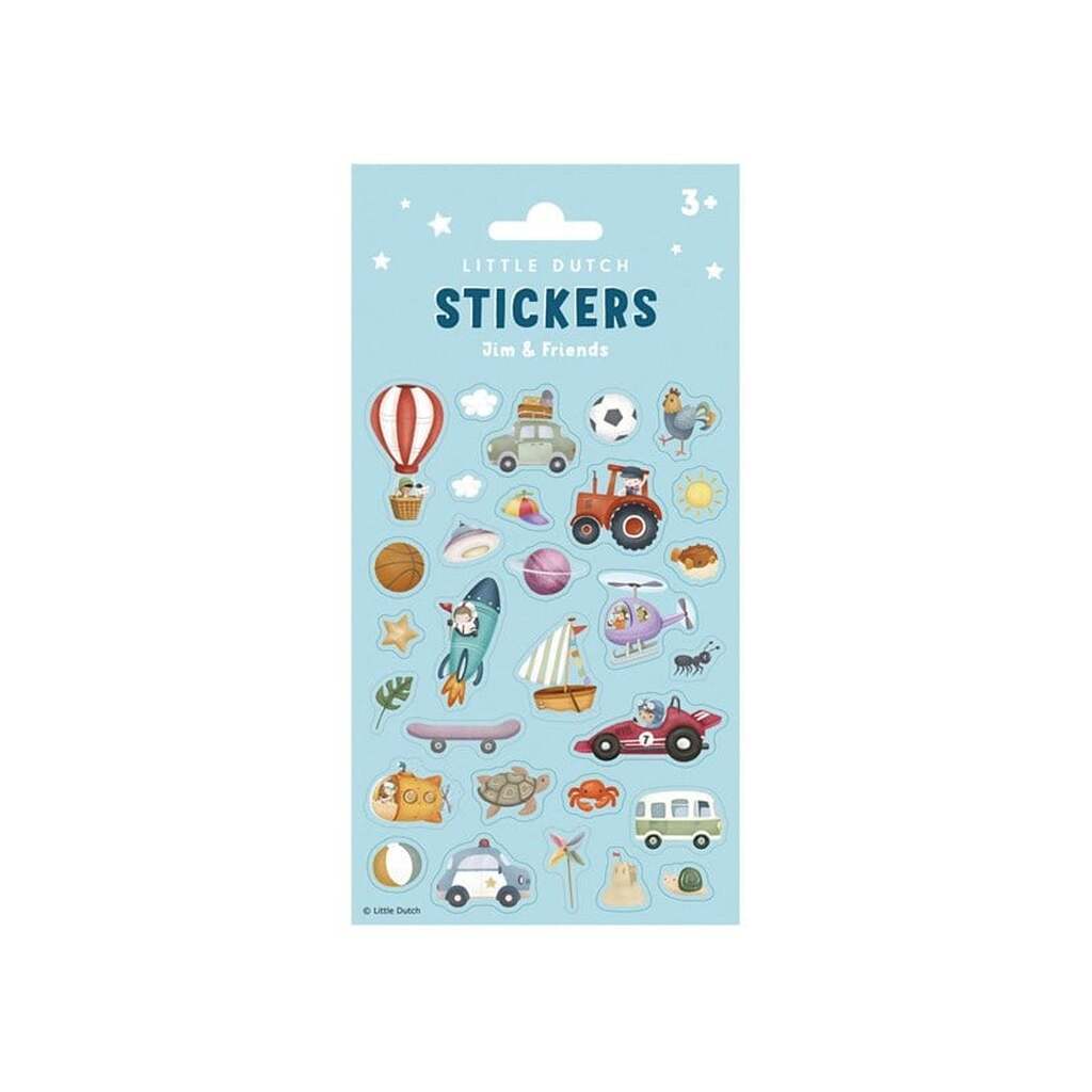 Little Dutch Stickers Jim &amp; Friends 10pcs.