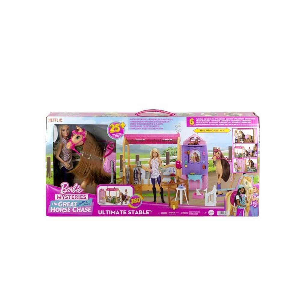 Barbie Mysteries The Great Horse Chase Ultimate Stable Playset