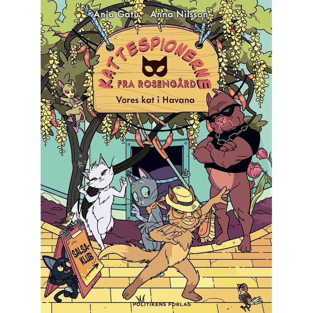 Kattespionerne fra Rosengård 5 - Vores kat i Havan - Børnebog - Hardback