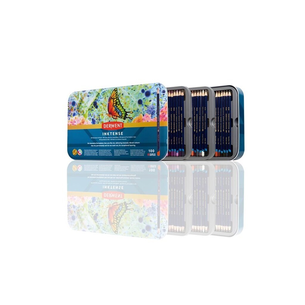 Derwent Inktense 100 Pencils Tin