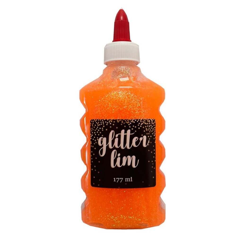 Hobby Mate Glitterlim Pastel ORANGE 177 ml