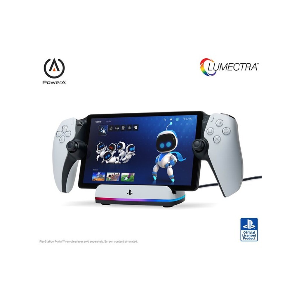 PowerA opladningsstation til PlayStation Portal&#8482; Remote Player med Lumectra&#8482; - PlayStation Portal