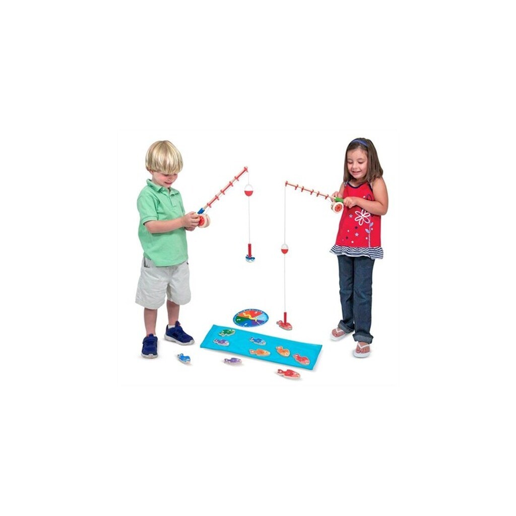 Melissa &amp; Doug Catch &amp; Count Magnetic Fishing Rod Set