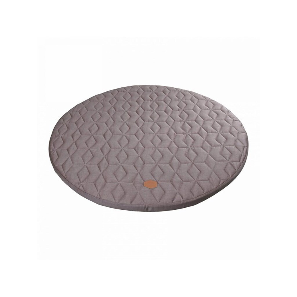 Filibabba Play mat - Soft quilt dark grey
