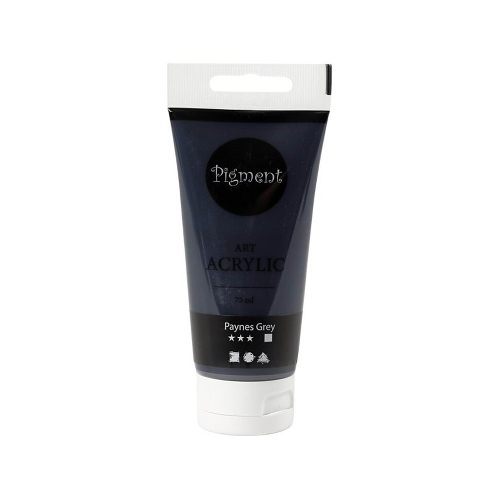 Creativ Company Pigment Art Acrylic Paint Paynes Grey 75ml