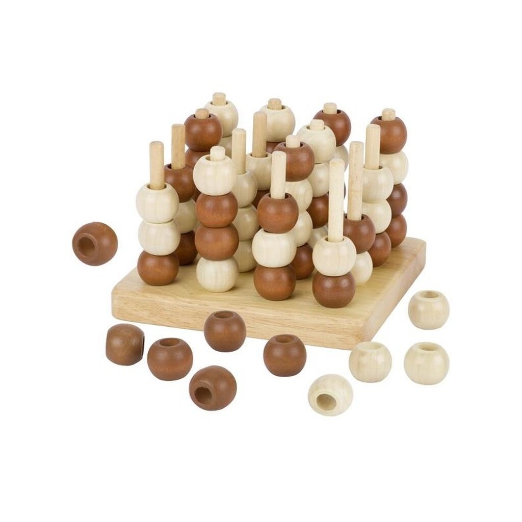 Goki Wooden Tic Tac Toe 3D