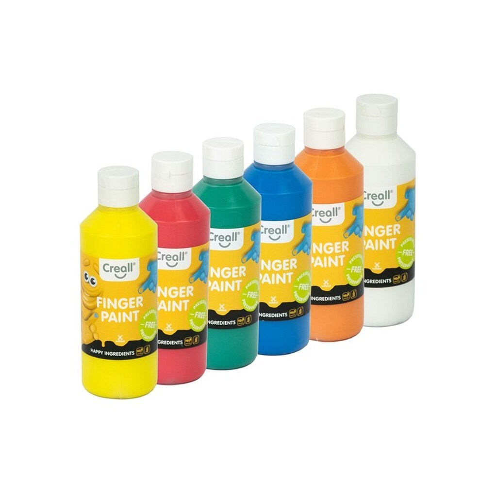 Creall Finger Paint Set Preservation-free 6x250ml