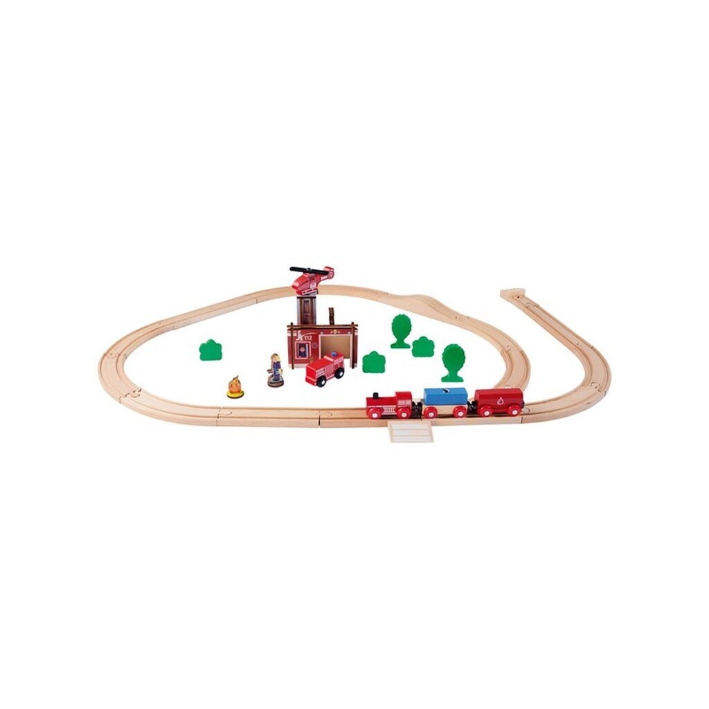 Eichhorn Train Track with Bridge Playset 33 piece