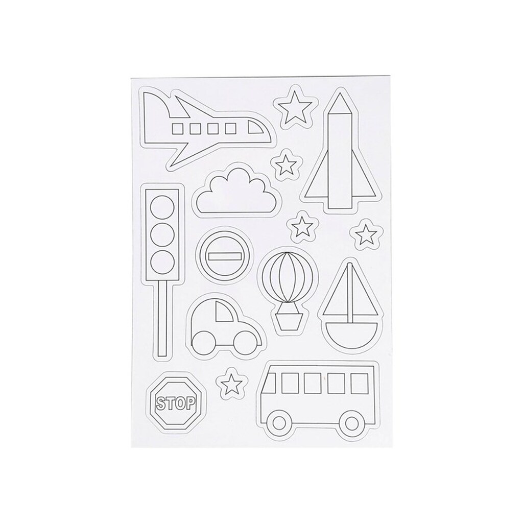 Creativ Company Color your own Magnets - Transport