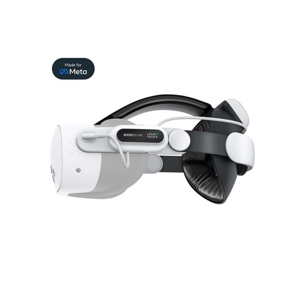 BoboVR E3 Pro Batterirem (inkl. batteri) - Til Quest 3 &amp; 3S