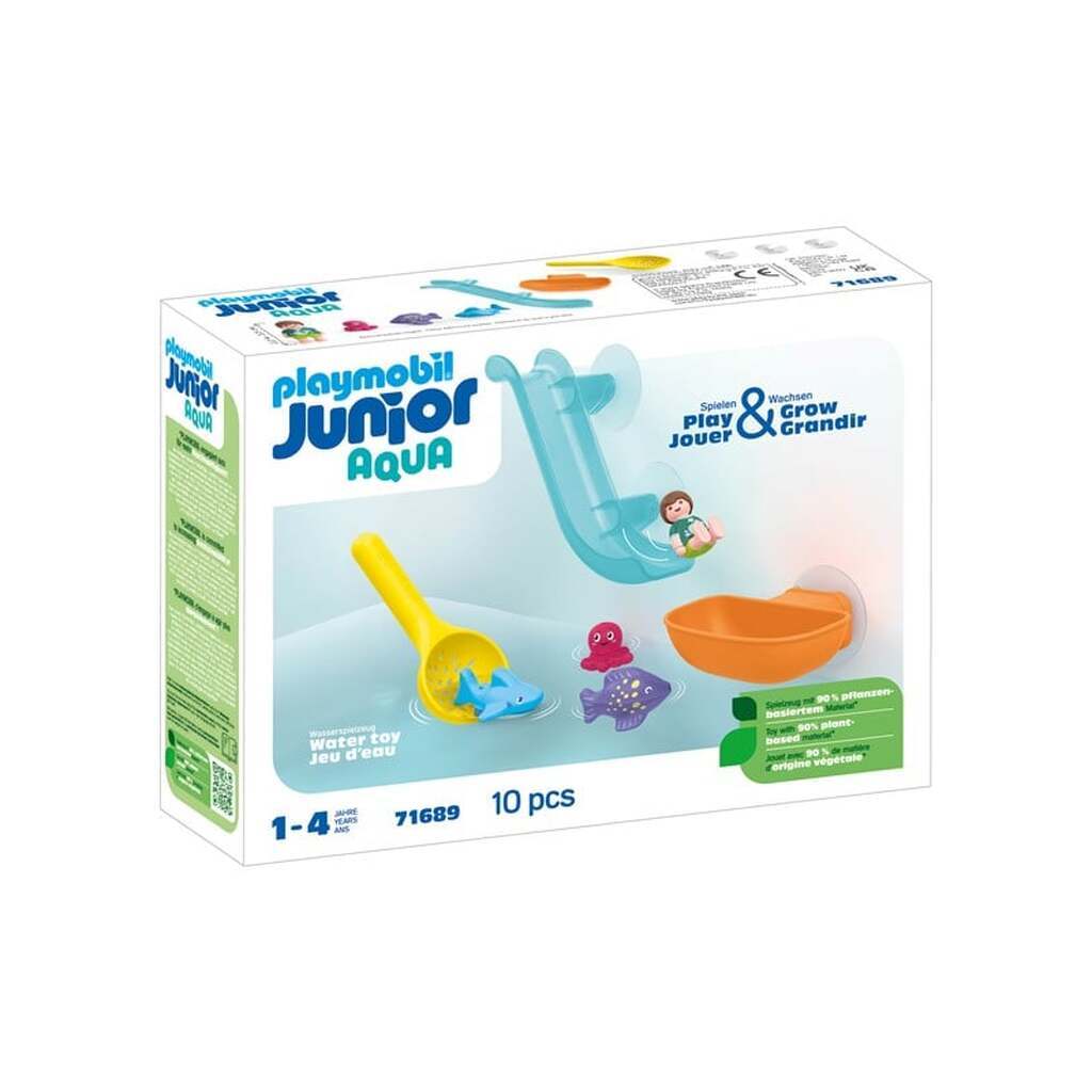 Playmobil 1.2.3 - Junior Aqua Fiskesjov med havdyr