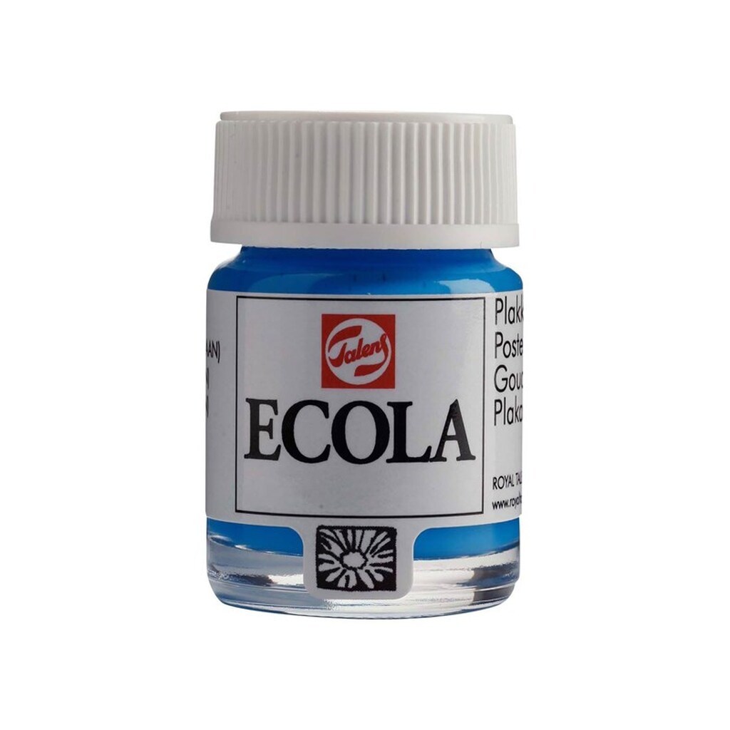 Bruynzeel - Ecola Poster Paint Bottle 16ml Light Blue 501