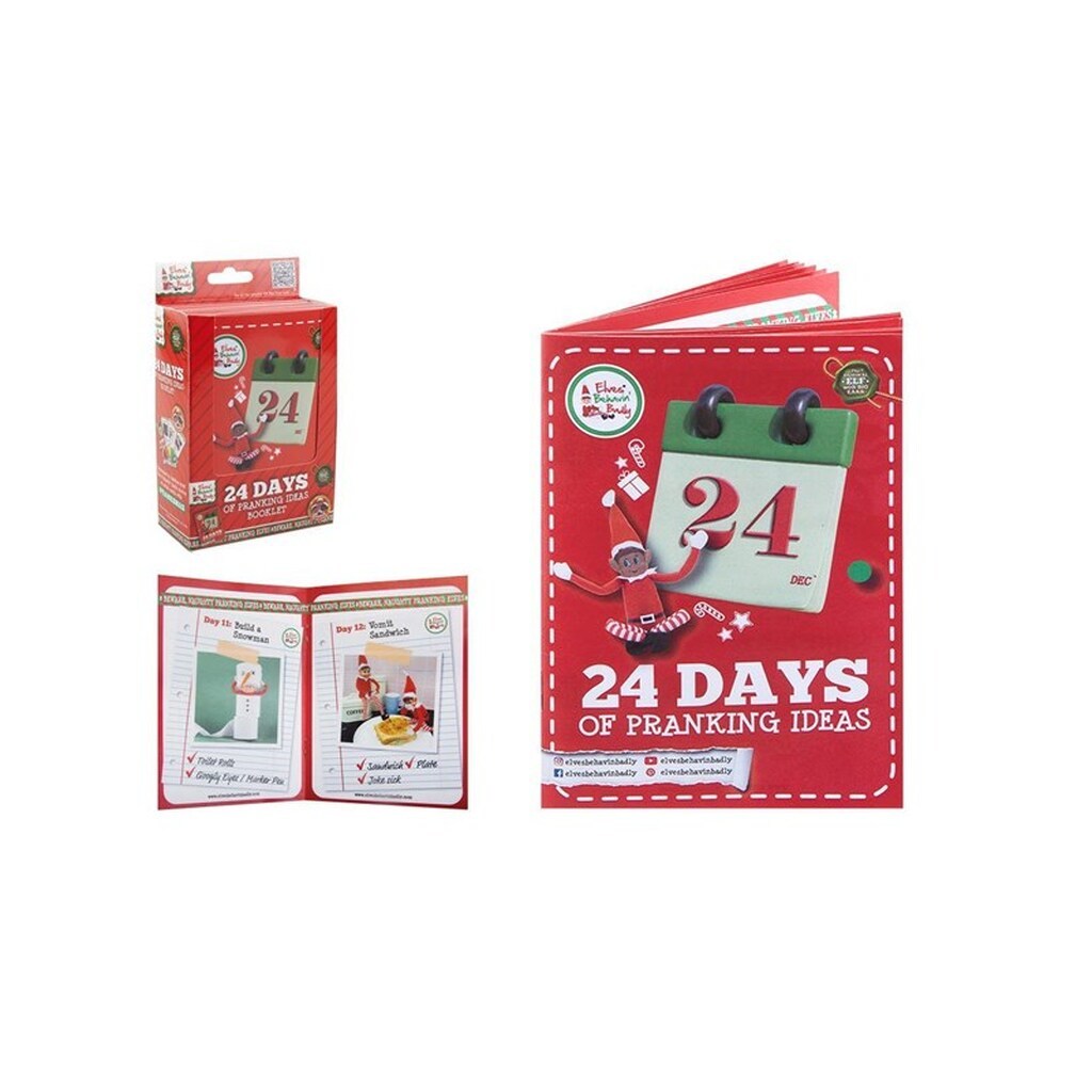 Elves Behavin&apos; Badley 24 Days of Pranking Ideas Booklet